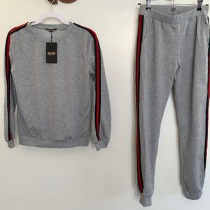 Girls sweatshirt and sweatpants set Size 12 (small)